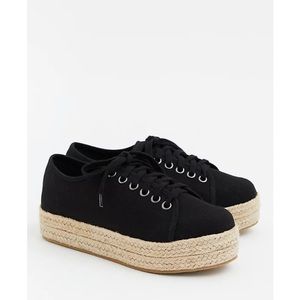 Torrid Black Platform Espadrille Sneakers
